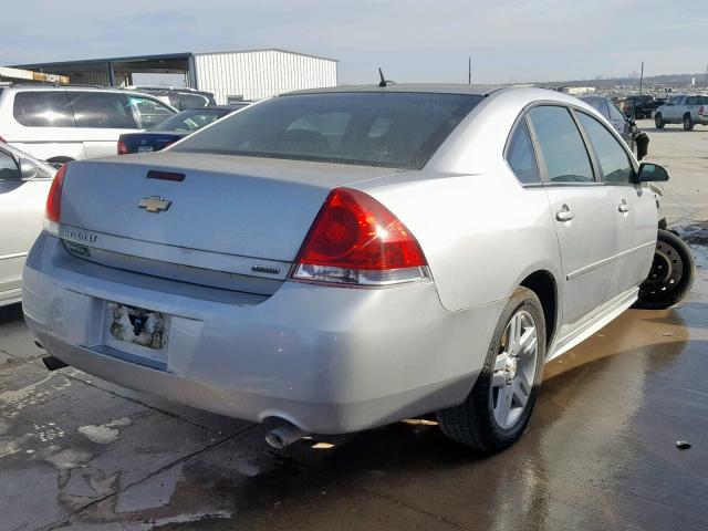 2G1WB5E30E1177477 - 2014 CHEVROLET IMPALA LIM SILVER photo 4