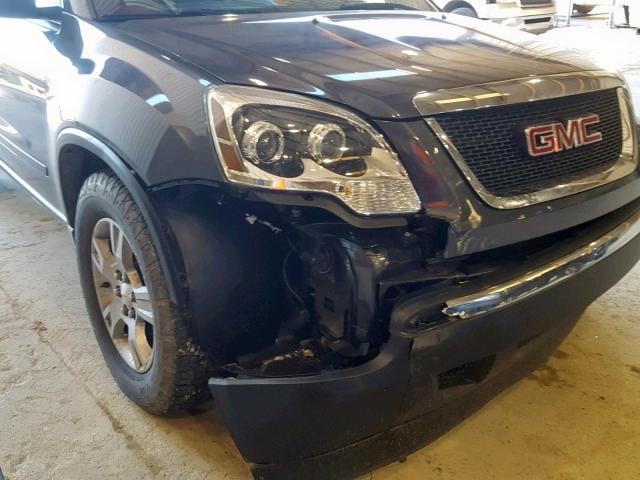 1GKKRNED7CJ373479 - 2012 GMC ACADIA SLE BLACK photo 9