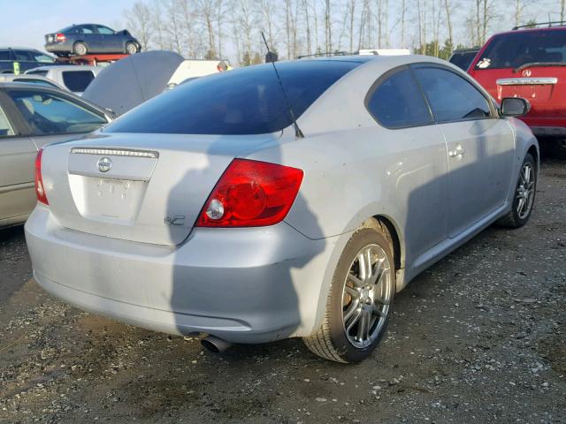 JTKDE177150038834 - 2005 TOYOTA SCION TC 银色 照片 4