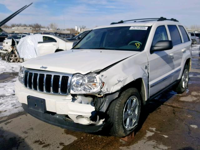 1J4HR58N86C256989 - 2006 JEEP GRAND CHER WHITE photo 2