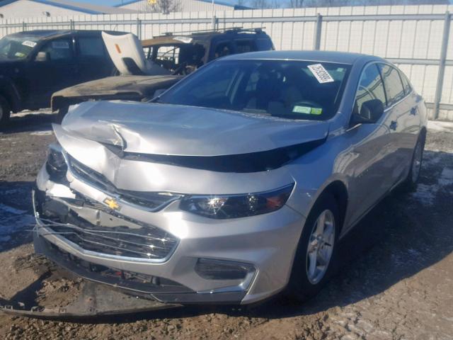 1G1ZB5ST9HF173796 - 2017 CHEVROLET MALIBU LS SILVER photo 2