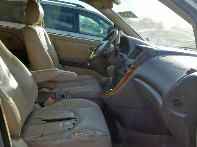 JT6HF10U7Y0144822 - 2000 LEXUS RX 300 GRAY photo 5