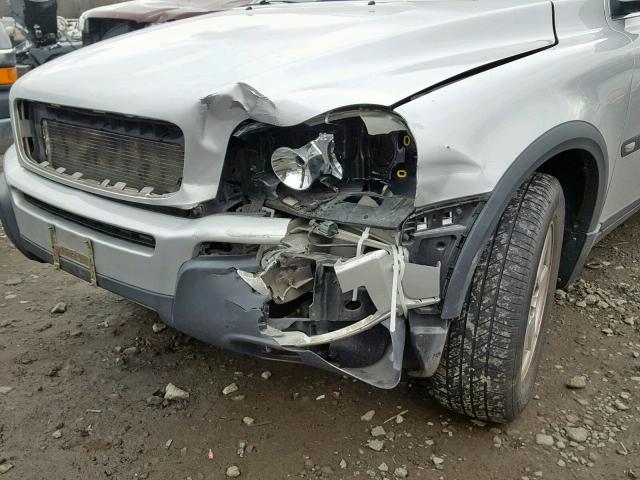 YV1CY59H741124496 - 2004 VOLVO XC90 SILVER photo 9