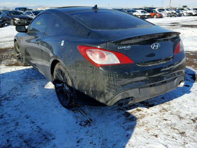 KMHHT6KD3BU059550 - 2011 HYUNDAI GENESIS CO BLACK photo 3