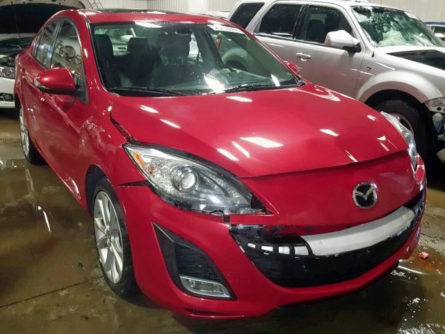 JM1BL1S56A1208426 - 2010 MAZDA 3 S RED photo 1