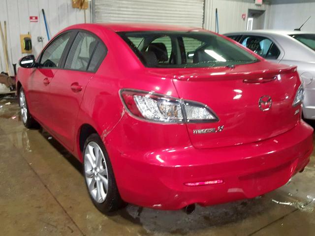 JM1BL1S56A1208426 - 2010 MAZDA 3 S RED photo 3