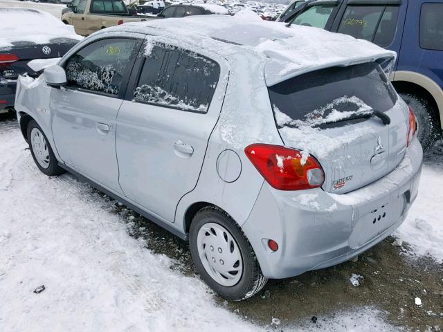 ML32A3HJXFH045917 - 2015 MITSUBISHI MIRAGE DE GRAY photo 3