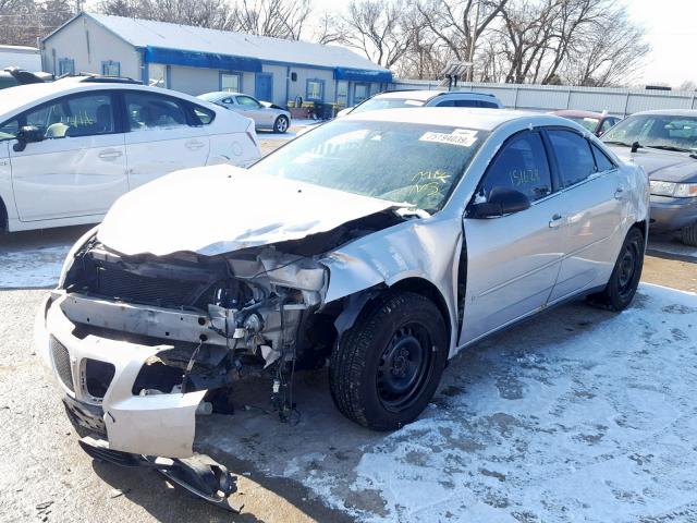 1G2ZF55B064235730 - 2006 PONTIAC G6 SE SILVER photo 2