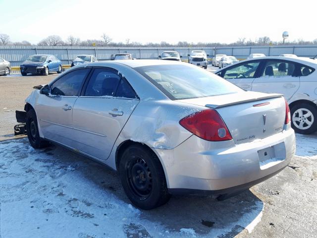 1G2ZF55B064235730 - 2006 PONTIAC G6 SE SILVER photo 3