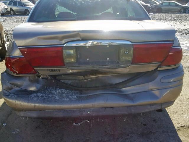 1G4HR54K21U144768 - 2001 BUICK LESABRE LI BEIGE photo 9