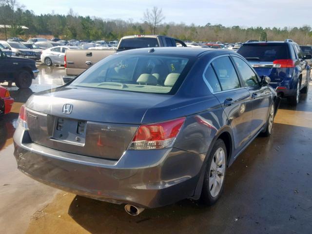 1HGCP26809A031971 - 2009 HONDA ACCORD EXL GRAY photo 4