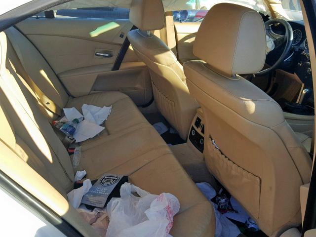 WBANF33547CS40168 - 2007 BMW 525 XI WHITE photo 6