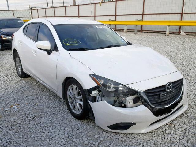 JM1BM1V79E1112970 - 2014 MAZDA 3 TOURING WHITE photo 1