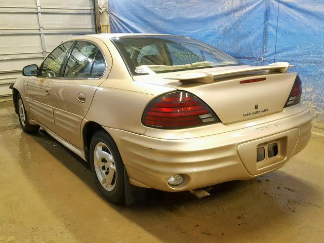 1G2NF52T41M618882 - 2001 PONTIAC GRAND AM S GOLD photo 3