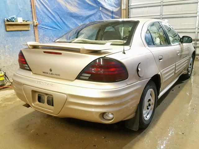 1G2NF52T41M618882 - 2001 PONTIAC GRAND AM S GOLD photo 4