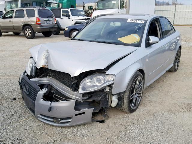 WAUAF78E05A546016 - 2005 AUDI A4 2.0T SILVER photo 2