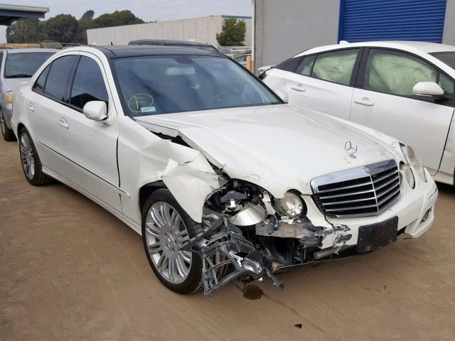 WDBUF56X97B165057 - 2007 MERCEDES-BENZ E 350 WHITE photo 1