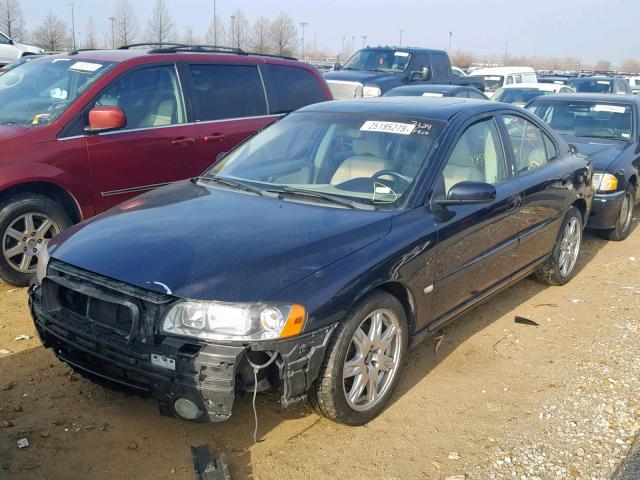 YV1RS592252445171 - 2005 VOLVO S60 2.5T BLUE photo 2