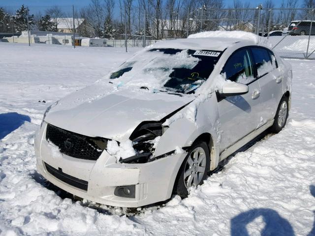 3N1AB6AP1AL711355 - 2010 NISSAN SENTRA 2.0 WHITE photo 2