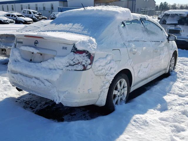 3N1AB6AP1AL711355 - 2010 NISSAN SENTRA 2.0 WHITE photo 4