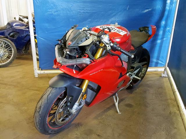 ZDMDAGNWXJB003096 - 2018 DUCATI PANIGALE V RED photo 2