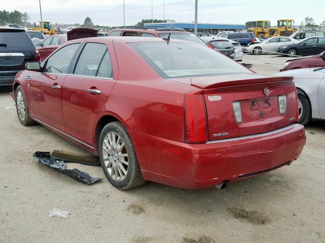 1G6DW67VX80103901 - 2008 CADILLAC STS BURGUNDY photo 3