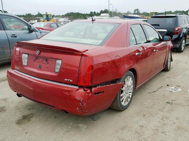 1G6DW67VX80103901 - 2008 CADILLAC STS BURGUNDY photo 4