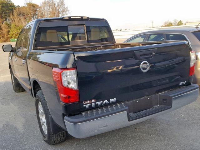 1N6AA1EK9HN529363 - 2017 NISSAN TITAN S BLACK photo 3