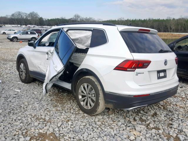 3VV3B7AX0JM002231 - 2018 VOLKSWAGEN TIGUAN SE WHITE photo 3