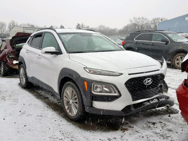 KM8K2CAAXJU154233 - 2018 HYUNDAI KONA SEL WHITE photo 1