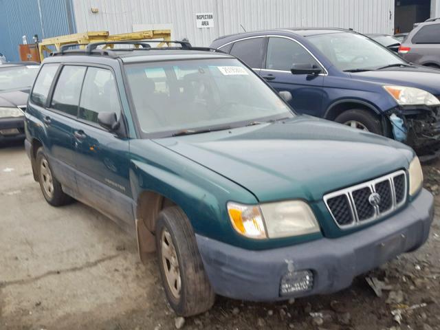 JF1SF63561H732725 - 2001 SUBARU FORESTER L GREEN photo 1