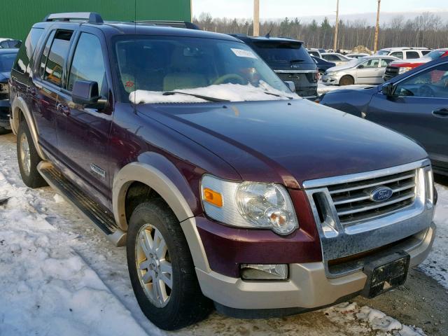 1FMEU74E26UB16581 - 2006 FORD EXPLORER E MAROON photo 1