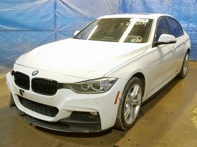 WBA3B9G53FNR94603 - 2015 BMW 335 XI WHITE photo 2