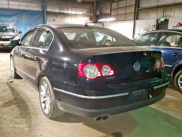 WVWCU73C57E246989 - 2007 VOLKSWAGEN PASSAT 3.6 BLACK photo 3