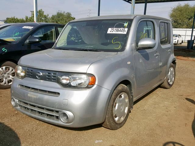 JN8AZ2KR8AT163677 - 2010 NISSAN CUBE BASE SILVER photo 2