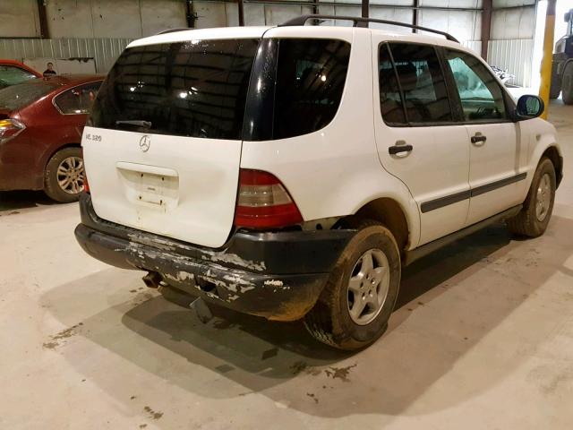 4JGAB54E7WA040270 - 1998 MERCEDES-BENZ ML 320 WHITE photo 3