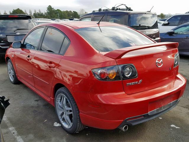 JM1BK323341174723 - 2004 MAZDA 3 S RED photo 3