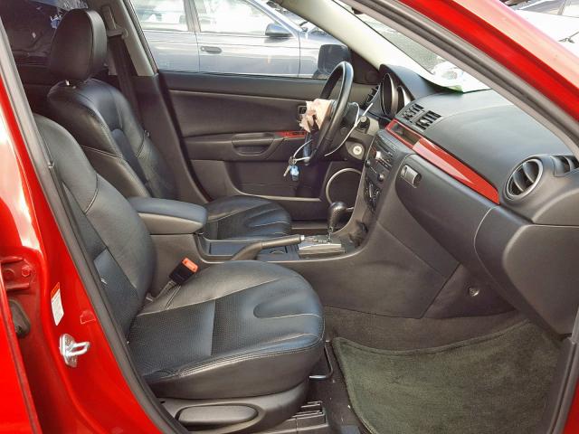 JM1BK323341174723 - 2004 MAZDA 3 S RED photo 5