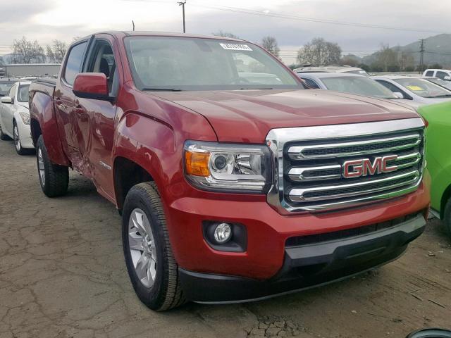 1GTG5CEN1J1133013 - 2018 GMC CANYON SLE RED photo 1