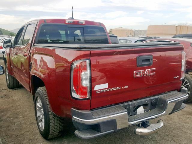 1GTG5CEN1J1133013 - 2018 GMC CANYON SLE RED photo 3