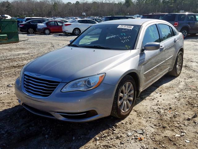 1C3CCBBB8DN639173 - 2013 CHRYSLER 200 TOURIN SILVER photo 2