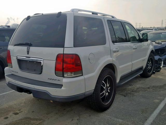 5LMEU68H14ZJ19581 - 2004 LINCOLN AVIATOR 白色 照片 4