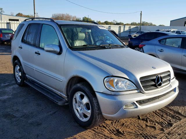 4JGAB57E63A410812 - 2003 MERCEDES-BENZ ML 350 SILVER photo 1