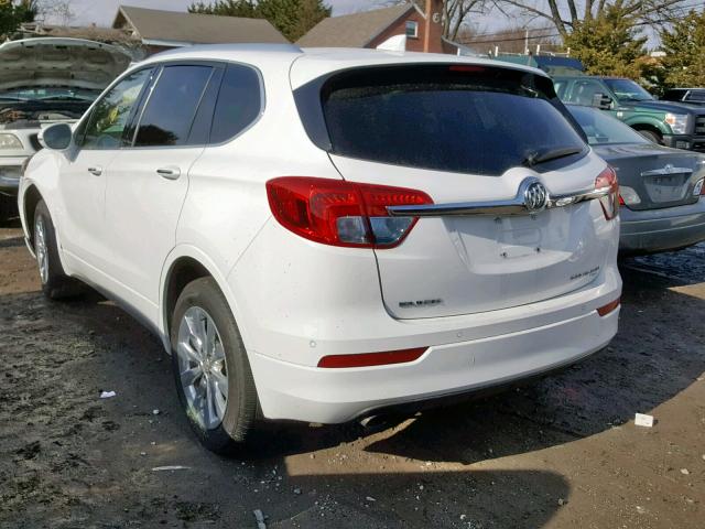 LRBFXDSA1HD221774 - 2017 BUICK ENVISION E WHITE photo 3