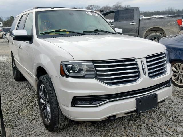 5LMJJ2JTXFEJ02190 - 2015 LINCOLN NAVIGATOR WHITE photo 1