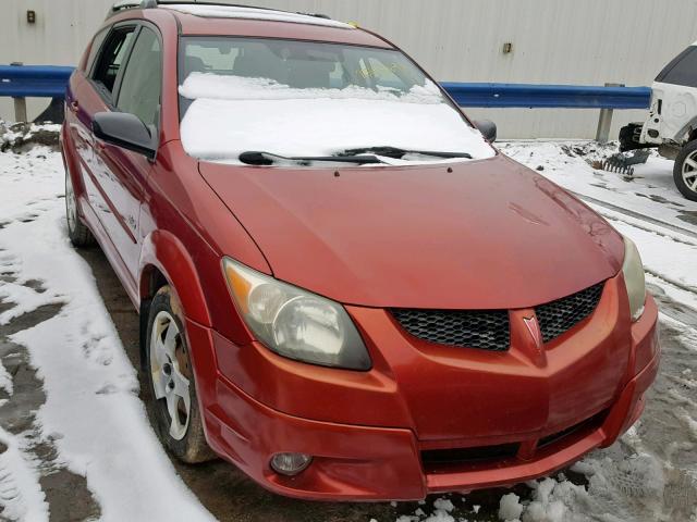 5Y2SL62884Z430088 - 2004 PONTIAC VIBE RED photo 1