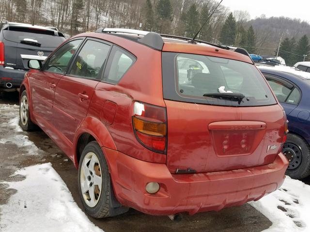 5Y2SL62884Z430088 - 2004 PONTIAC VIBE RED photo 3