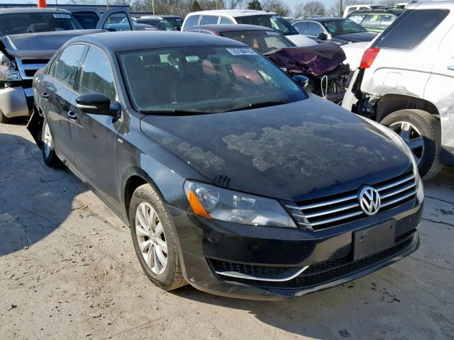 1VWAT7A31FC033851 - 2015 VOLKSWAGEN PASSAT S BLACK photo 1