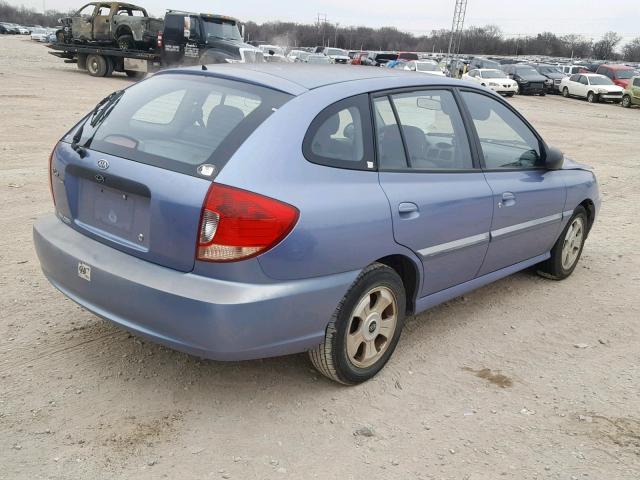 KNADC165336143895 - 2003 KIA RIO CINCO PURPLE photo 4