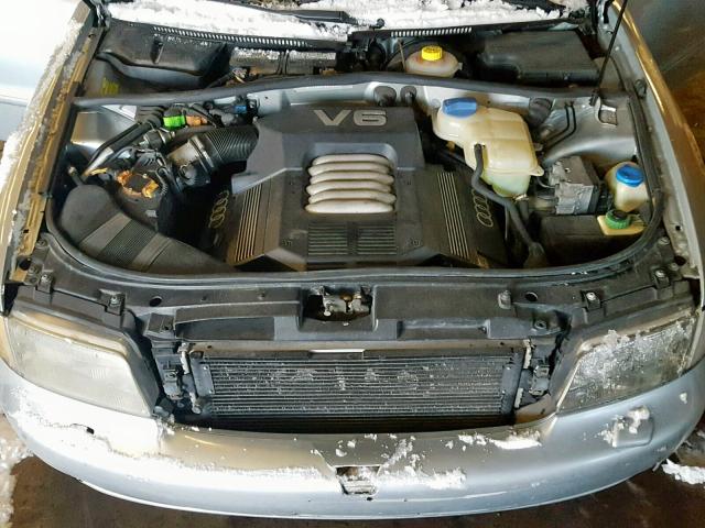 WAUDA88D5TA282927 - 1996 AUDI A4 GRAY photo 7